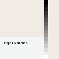 Color chip: Eighth Blanc