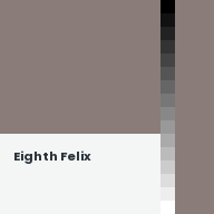 Color chip: Eighth Felix