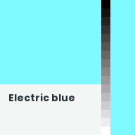 Color chip: Electric blue