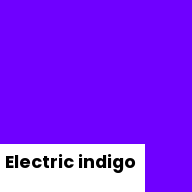 Color chip: Electric indigo