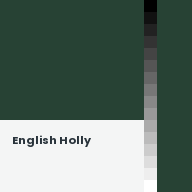 Color chip: English Holly