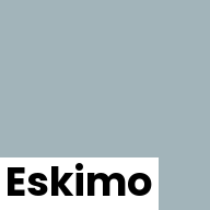 Color chip: Eskimo