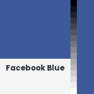 Color chip: Facebook Blue