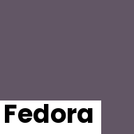 Color chip: Fedora