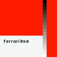 Color chip: Ferrari Red
