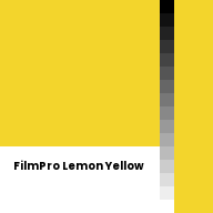 Color chip: FilmPro Lemon Yellow