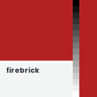 Color chip: Firebrick
