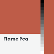 Color chip: Flame Pea