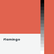 Color chip: Flamingo
