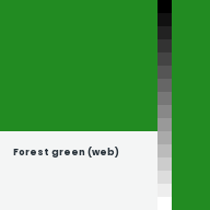 Color chip: Forest green (web)