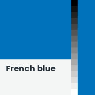 Color chip: French blue