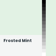 Color chip: Frosted Mint