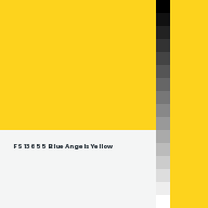 Color chip: FS 13655 Blue Angels Yellow