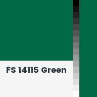 Color chip: FS 14115 Green