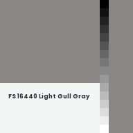 Color chip: FS 16440 Light Gull Gray