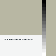 Color chip: FS 16515 Canadian Voodoo Gray