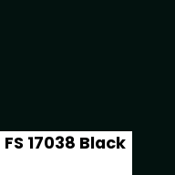 Color chip: FS 17038 Black