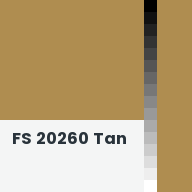 Color chip: FS 20260 Tan