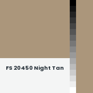 Color chip: FS 20450 Night Tan