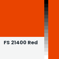 Color chip: FS 21400 Red