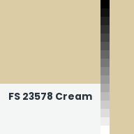 Color chip: FS 23578 Cream