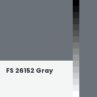 Color chip: FS 26152 Gray