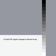Color chip: FS 26375 Light Campers Ghost Gray