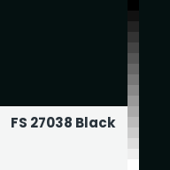 Color chip: FS 27038 Black