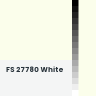 Color chip: FS 27780 White
