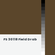 Color chip: FS 30118 Field Drab
