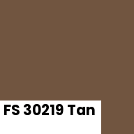 Color chip: FS 30219 Tan