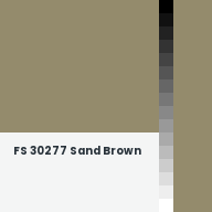 Color chip: FS 30277 Sand Brown