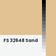 Color chip: FS 32648 Sand