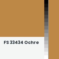 Color chip: FS 33434 Ochre