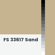 Color chip: FS 33617 Sand