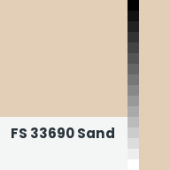 Color chip: FS 33690 Sand