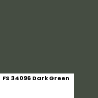 Color chip: FS 34096 Dark Green