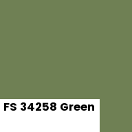 Color chip: FS 34258 Green