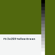 Color chip: FS 34259 Yellow Green