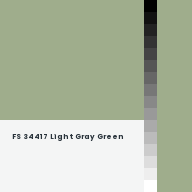 Color chip: FS 34417 Light Gray Green