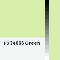 Color chip: FS 34666 Green