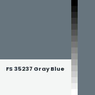 Color chip: FS 35237 Gray Blue