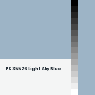 Color chip: FS 35526 Light Sky Blue