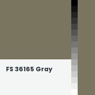 Color chip: FS 36165 Gray