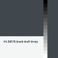 Color chip: FS 36176 Dark Gull Gray