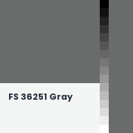 Color chip: FS 36251 Gray