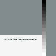 Color chip: FS 36320 Dark Compass Ghost Gray