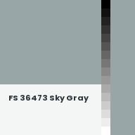 Color chip: FS 36473 Sky Gray