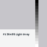 Color chip: FS 36495 Light Gray