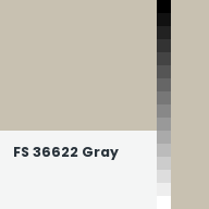 Color chip: FS 36622 Gray